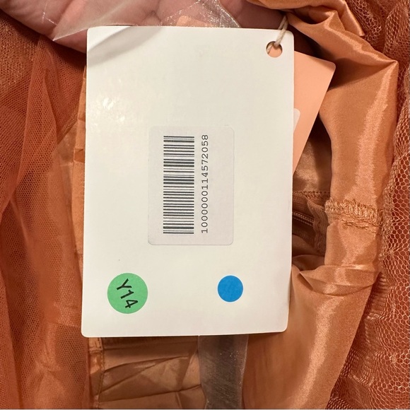 Elisabetta Franchi La Mia Bambina Rosa Se Vuoi Puoi Dobby Mesh Skirt Women’s XS - Picture 11 of 12